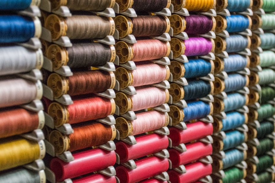 Colourful threads for custom pieces